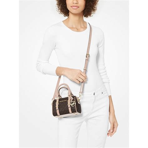 michael michael kors signature bedford legacy crossbody|Michael Kors bedford satchel medium.